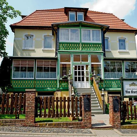 Hotel Am Kurpark Bad Suderode Exteriör bild